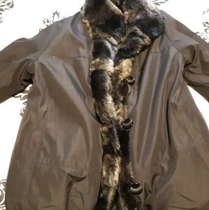 Reversible Faux Fur Coat